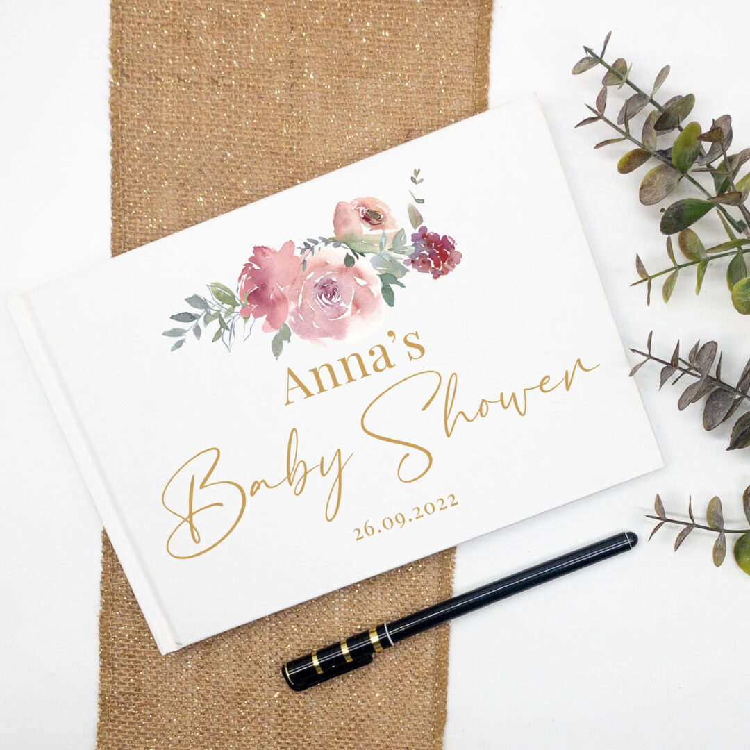 baby shower guest book