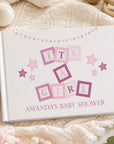 baby shower guest book girl