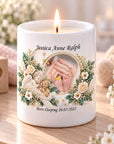 personalised baby loss candle