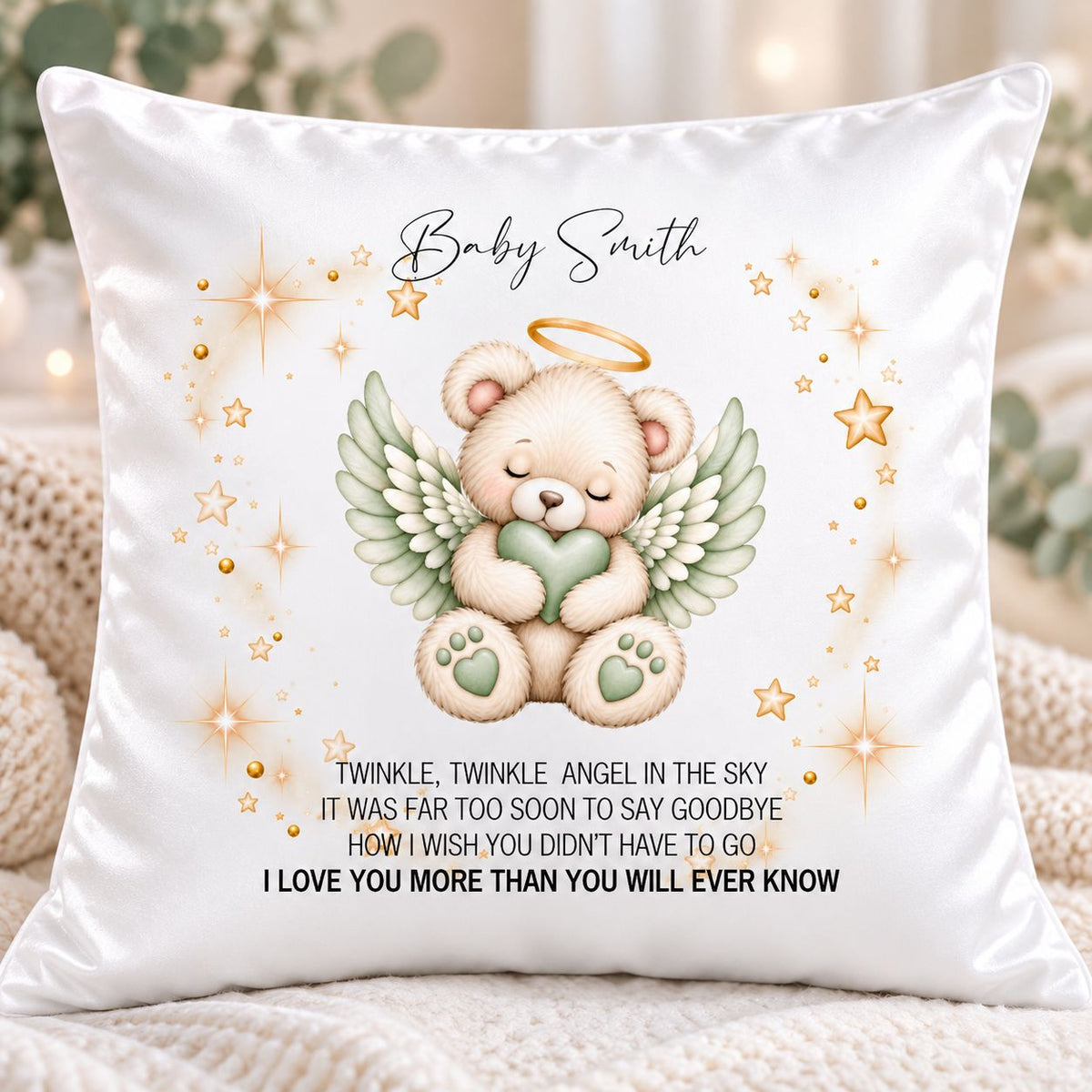 miscarriage memorial cushion