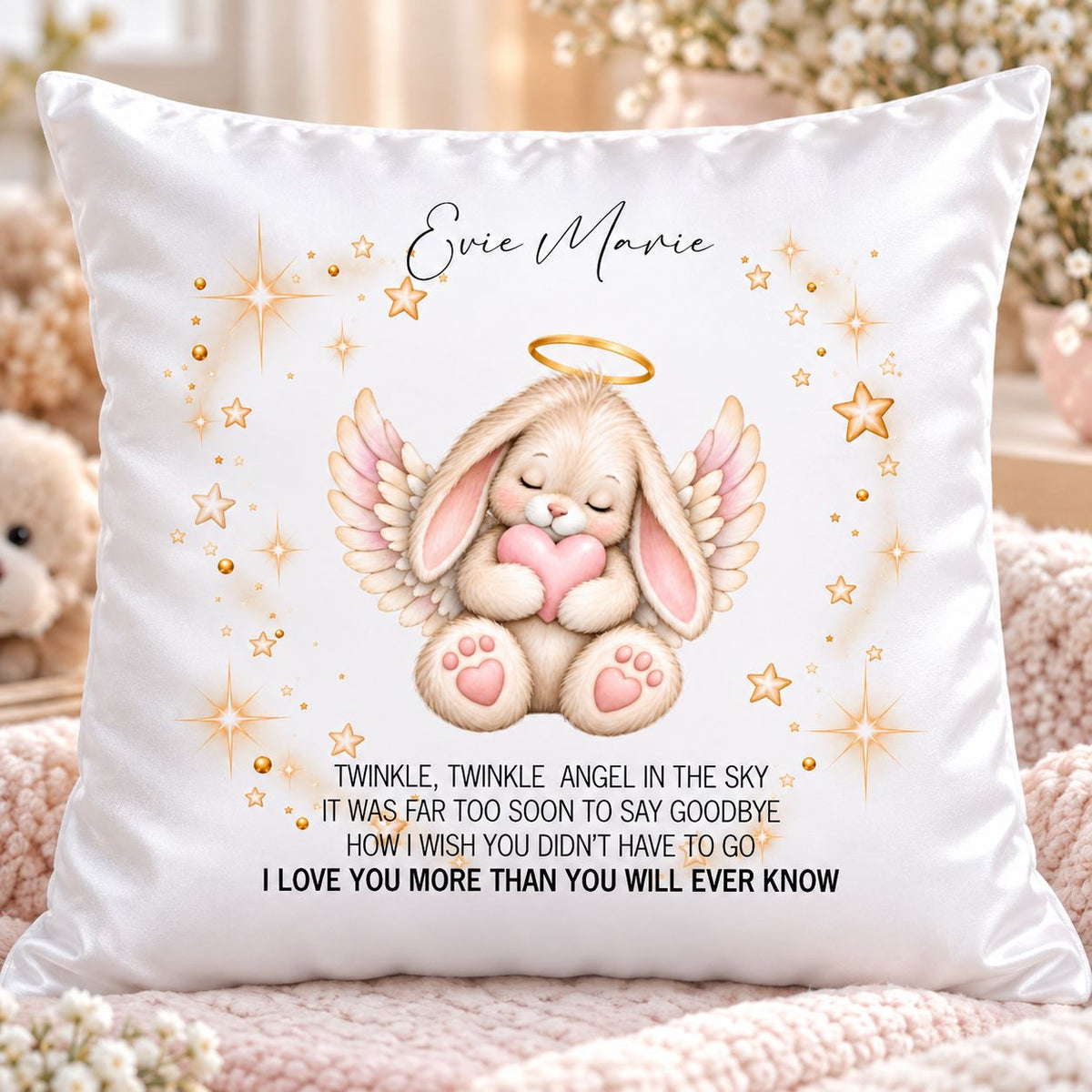 baby loss memorial cushion