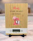 Personalised Kitchen Scales - You Bake The World A Better Place
