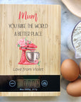 mothers day personalised scales