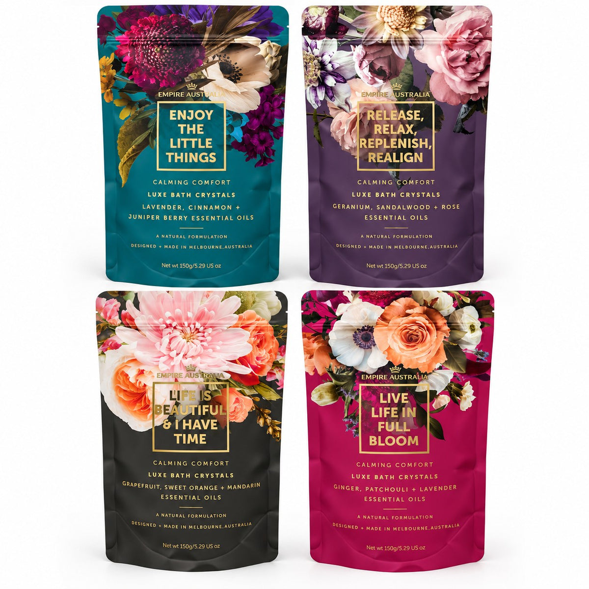Breathe In Peace – Luxe Bath Crystal Gift Set