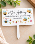 personalised plant stick