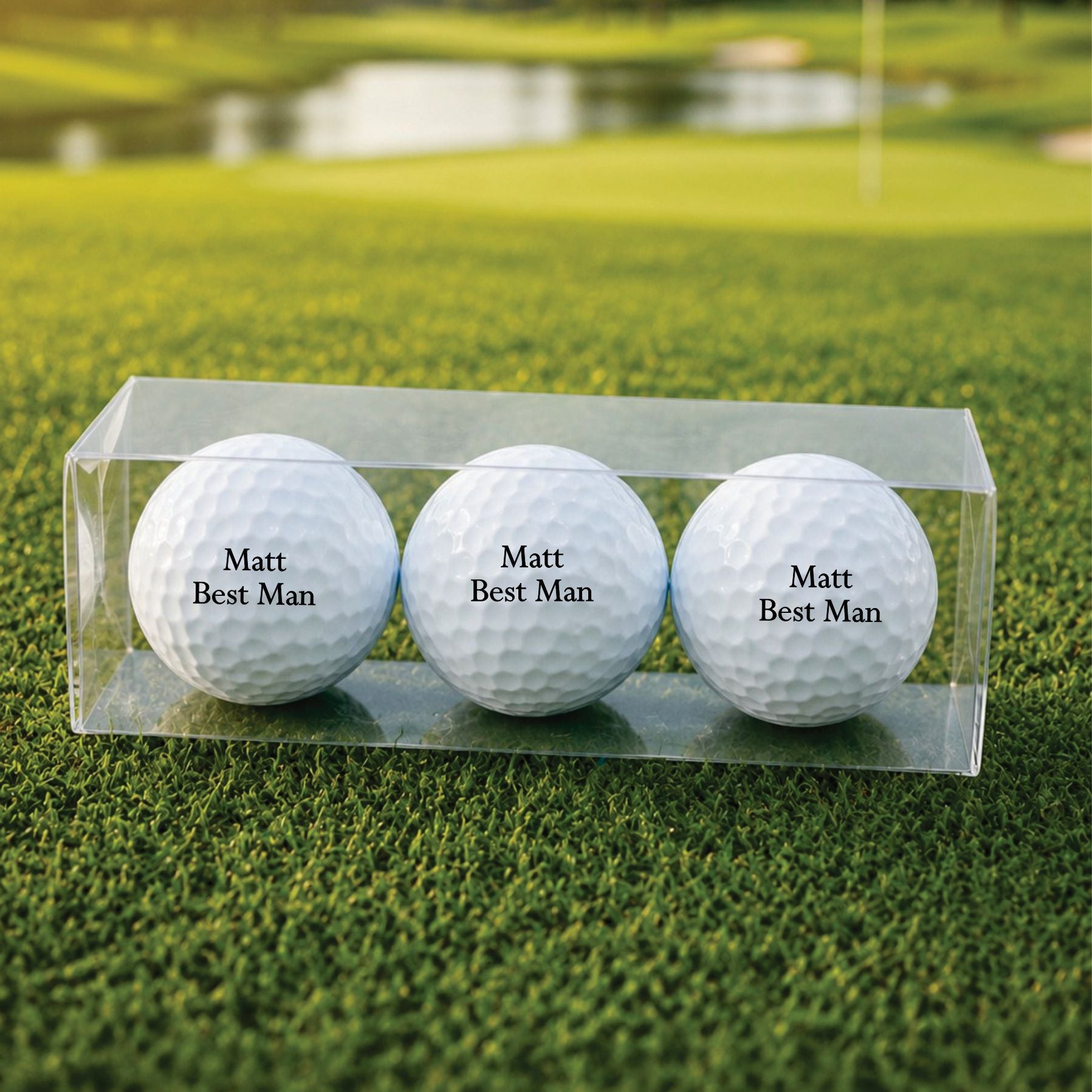 custom wedding golf balls