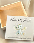wooden nursery keepsake box choose design