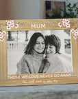 Personalised Memorial Bamboo Photo Frame – “Those We Love”