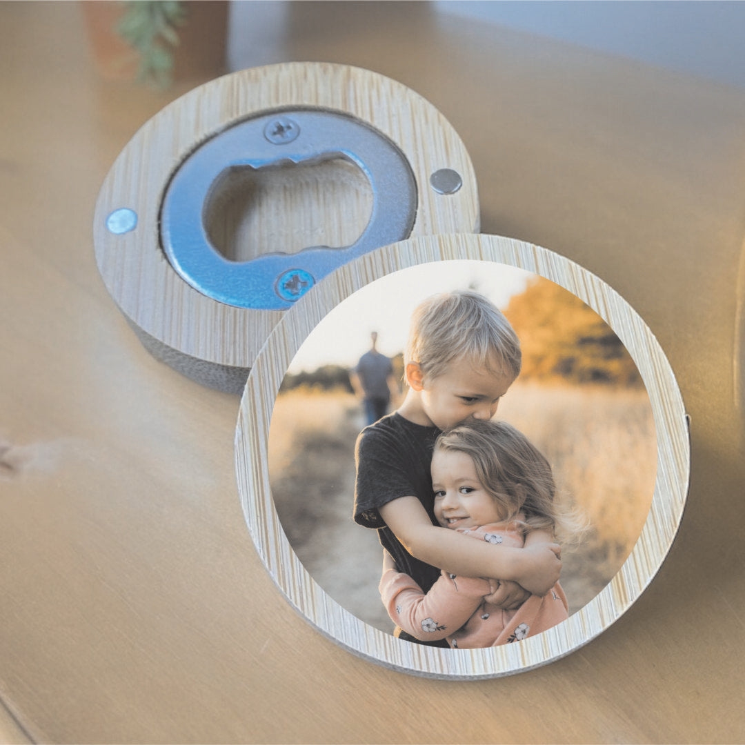 personalised bottle opener, fathers day gift