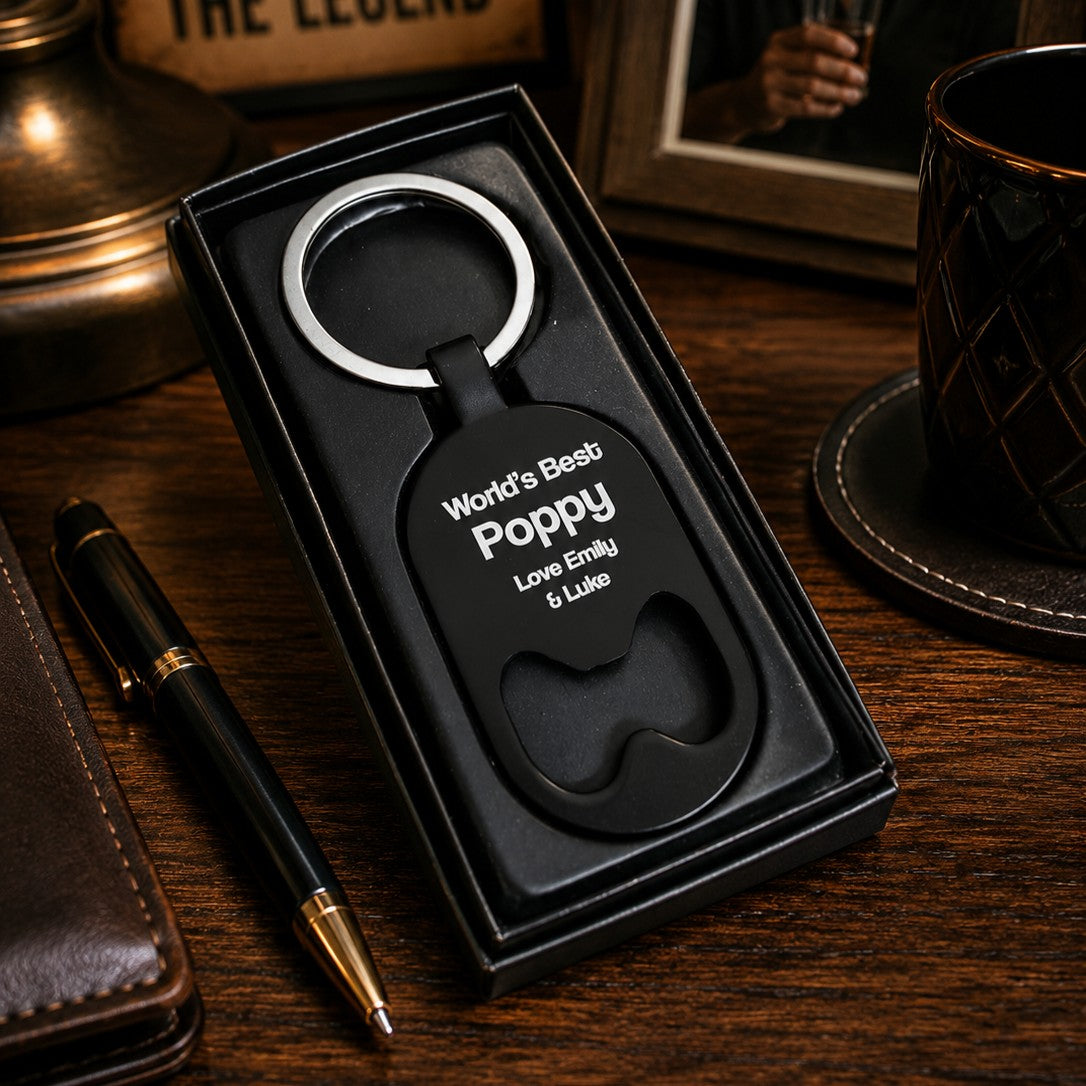 personalised keyring bottle opener