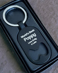 engraved bottle opener key ring