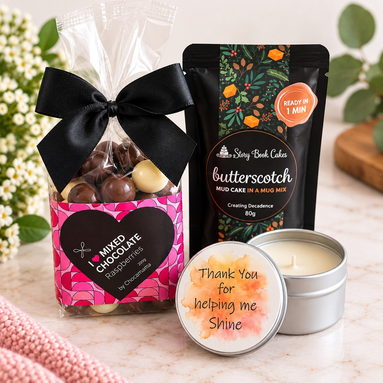 Mini Candle &amp; Treats Bundle
