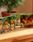 Family Portrait Cartoon Style