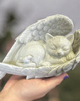 cat remembrance ornament pet memorial statue
