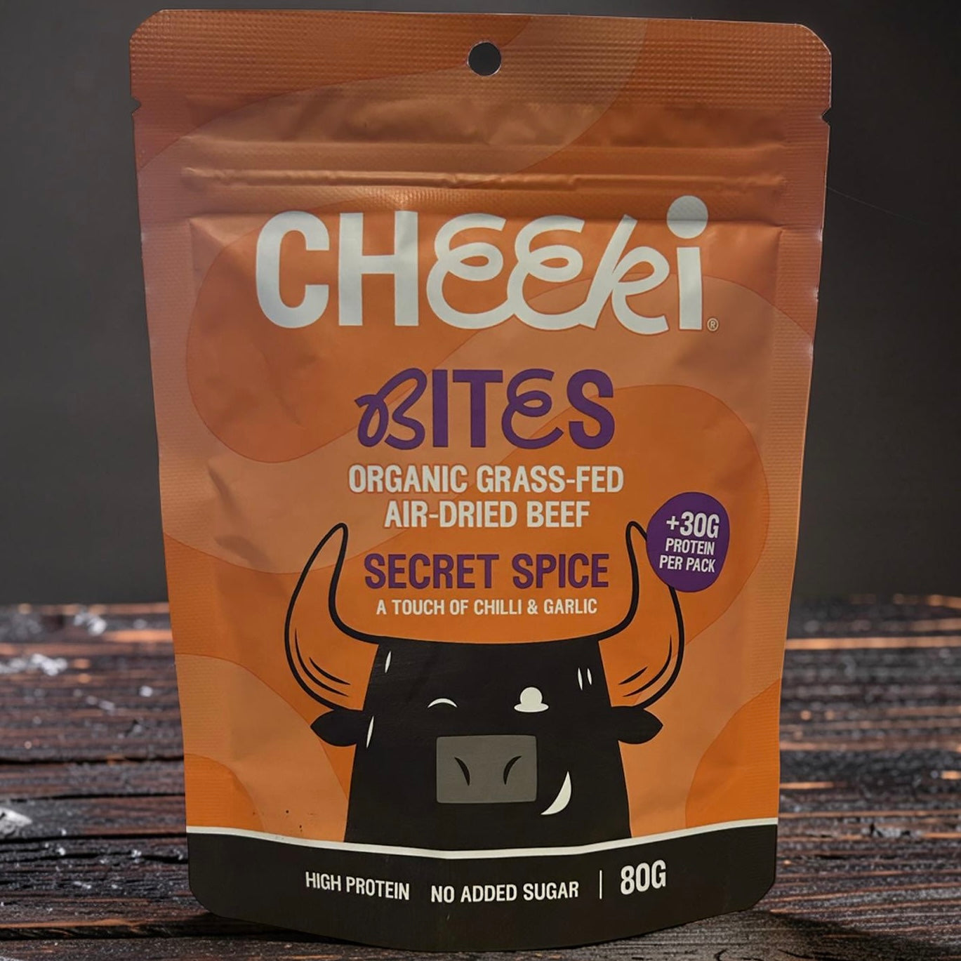 cheeki air dried beef bites