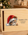 wooden christmas eve box