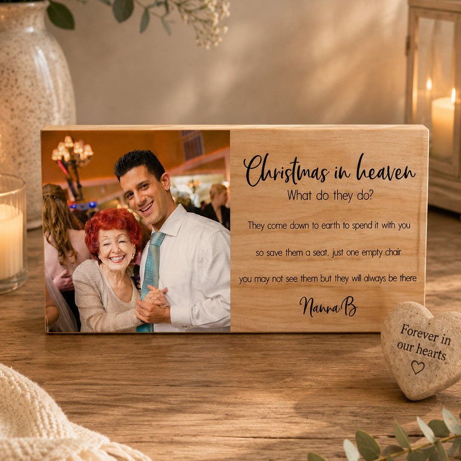 Christmas in heaven keepsake