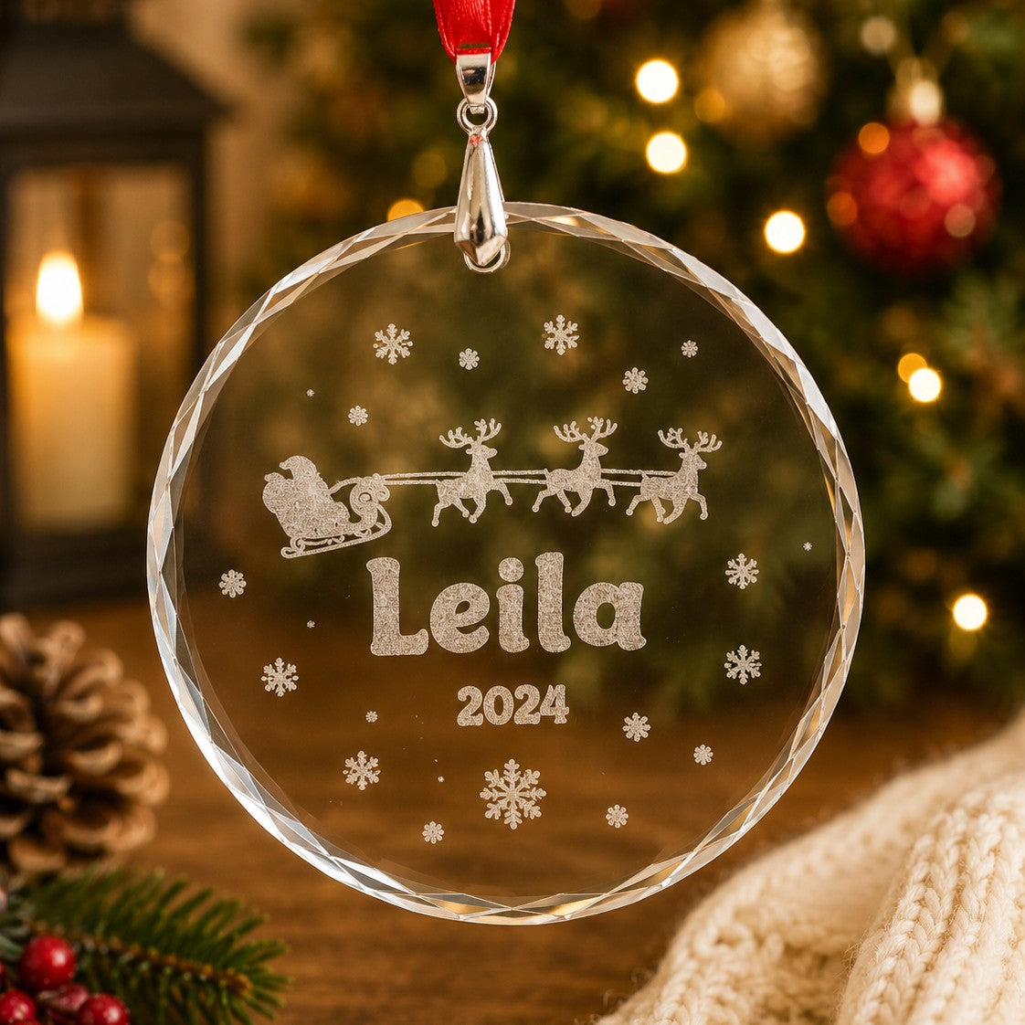 christmas ornament sleigh