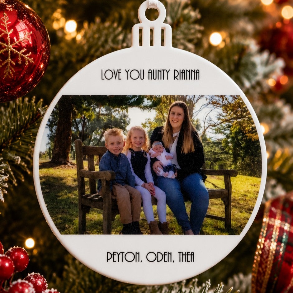 personalised christmas ornament
