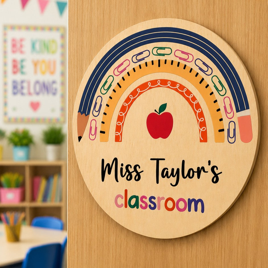personalised teacher sign