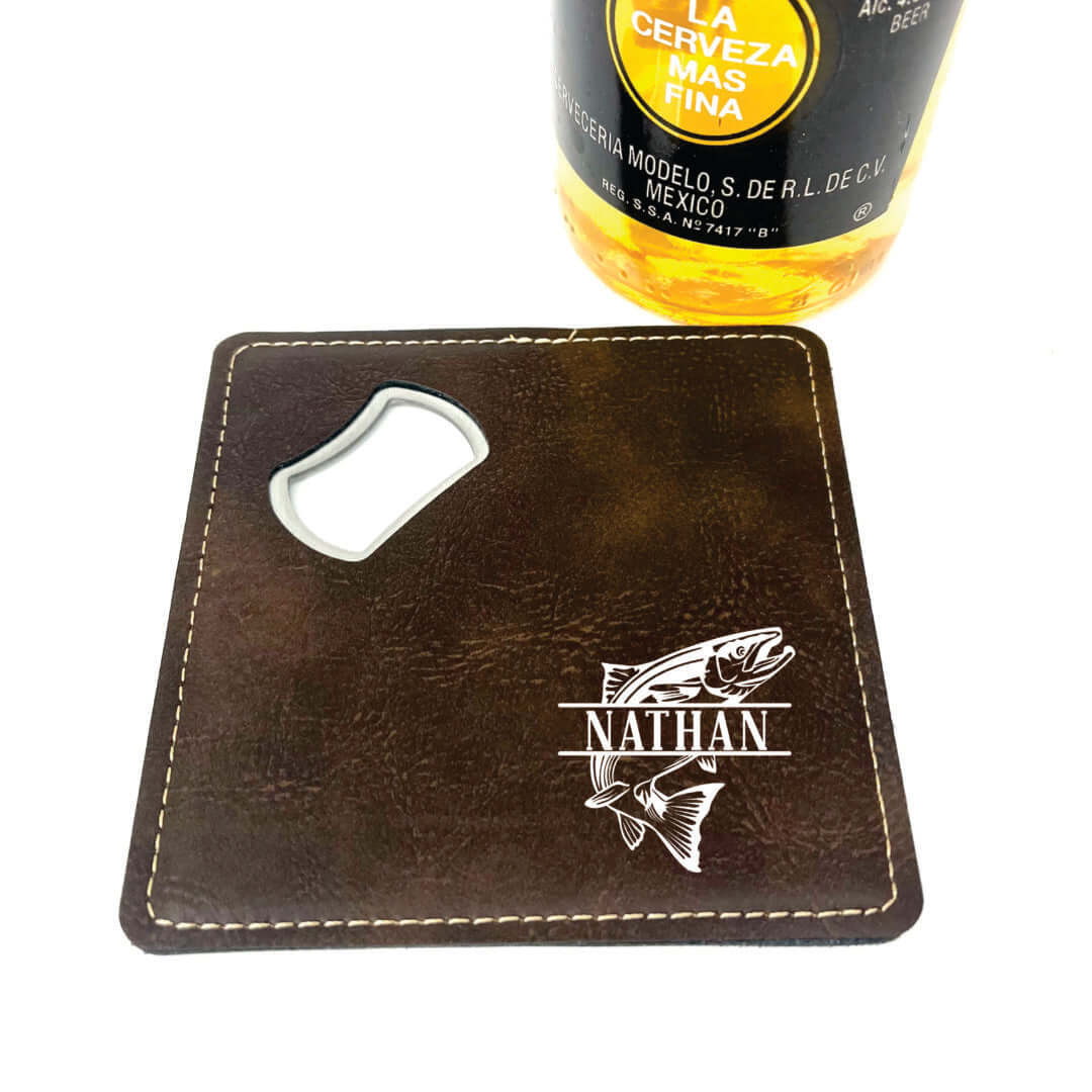 personalised coaster, personalised bottle opener