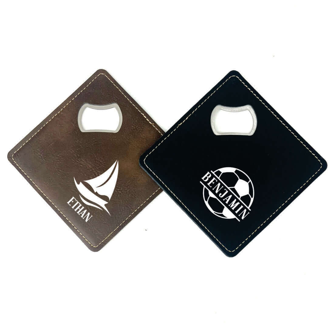 personalised coaster, personalised bottle opener