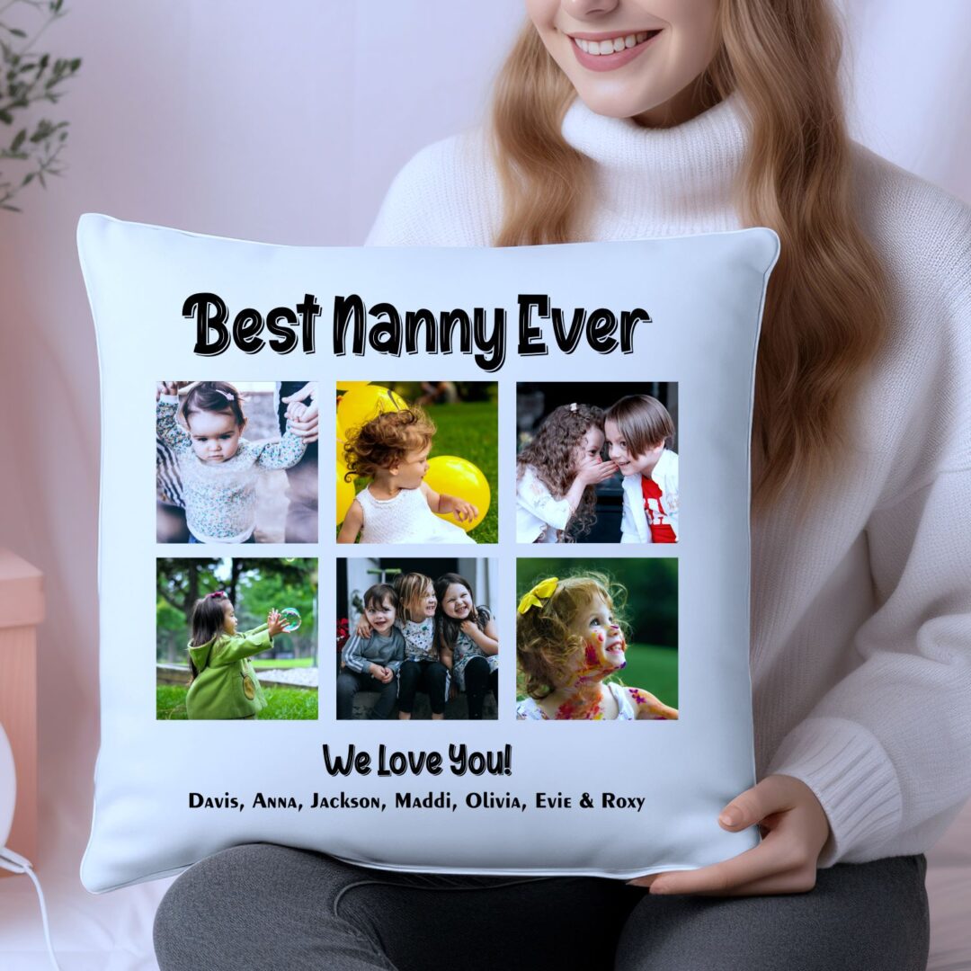 personalised mothers day pillow, photo cushion