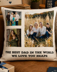 collage photo cushion