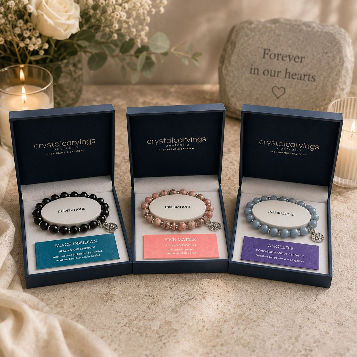 crystal bracelets sympathy-gift