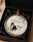 Personalised crystal pet memorial ornament 