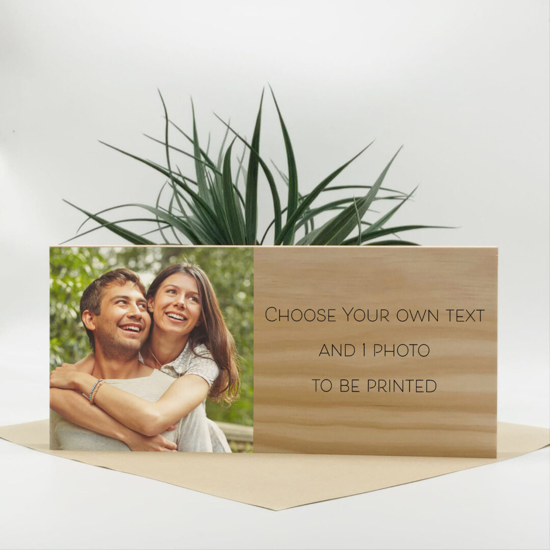 Personalised Photo Gifts - Custom Block - Chain Valley Gifts