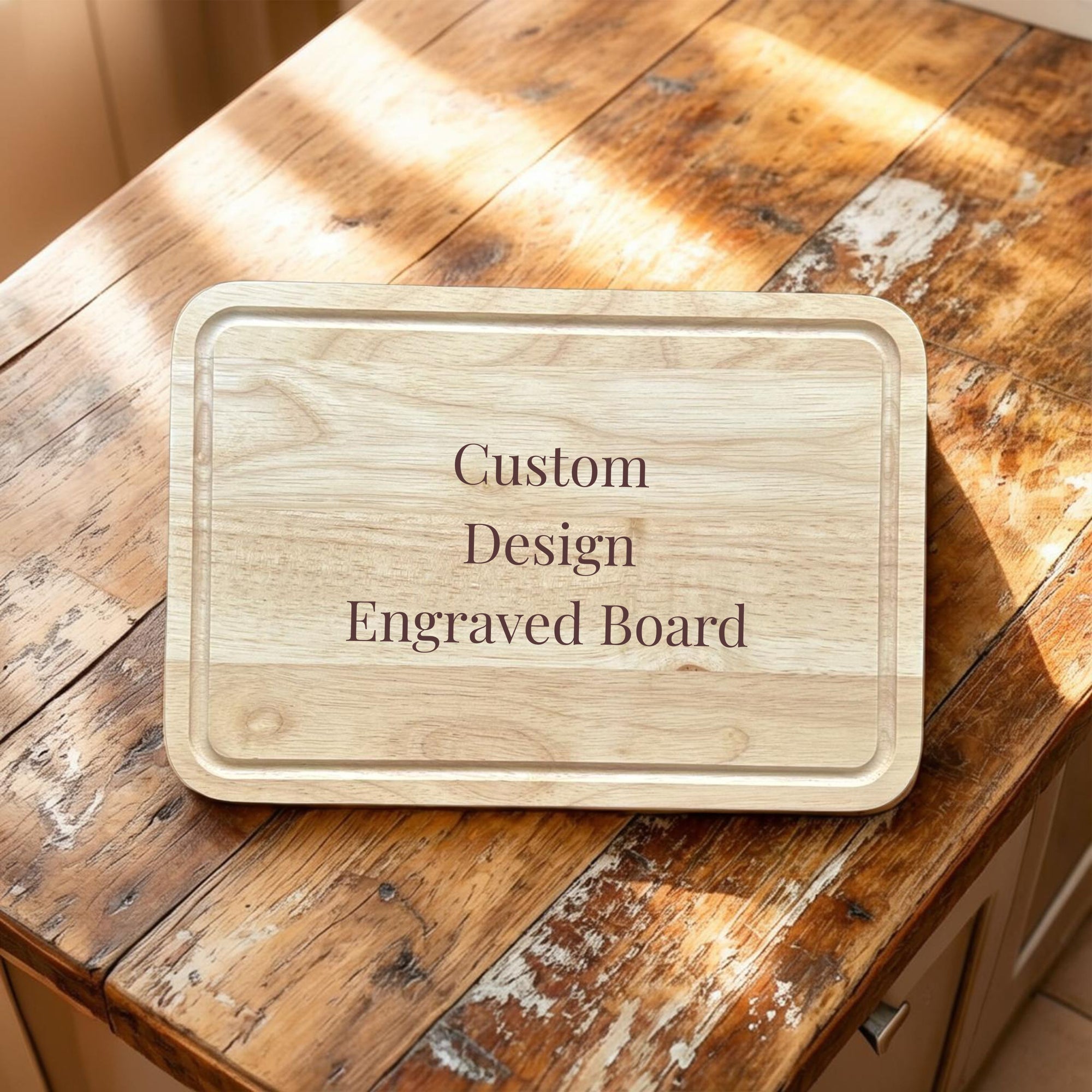 personalised custom design chopping board
