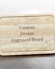 engraved wooden chopping board