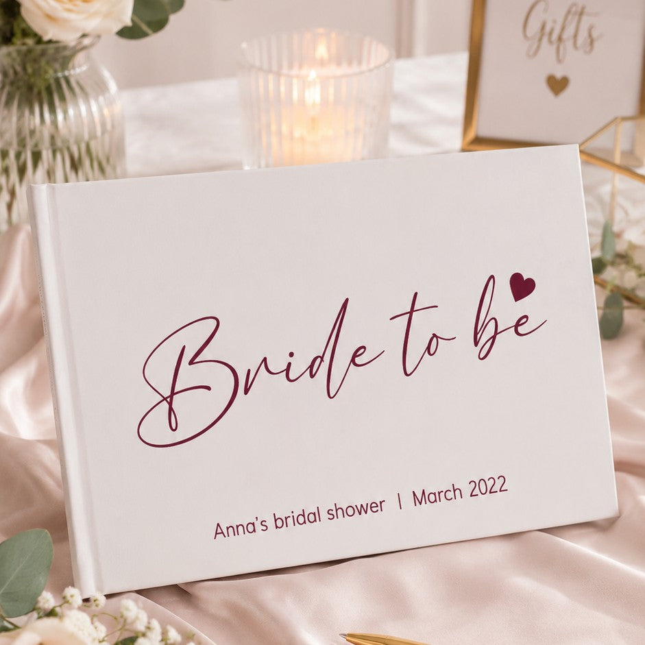 personalised hens party guest book