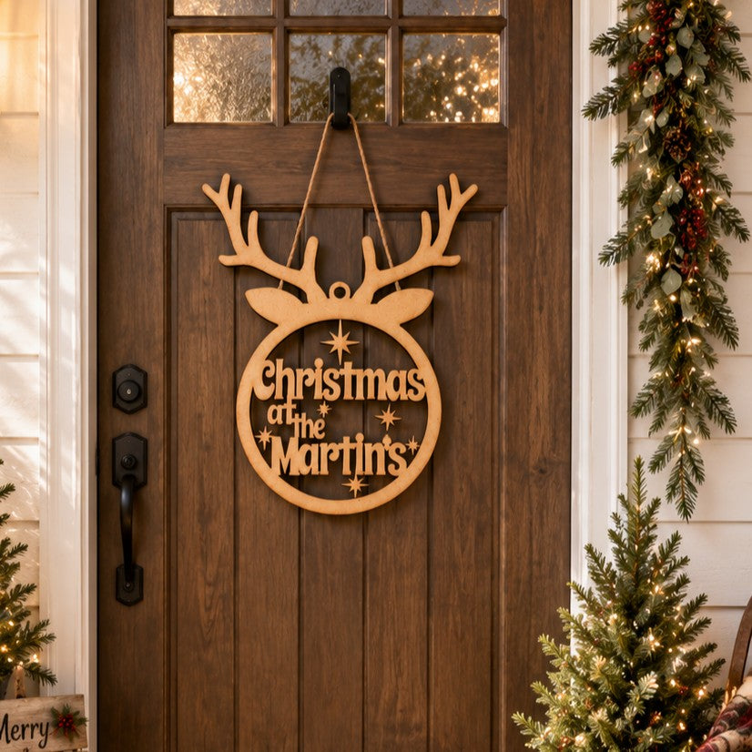 personalised christmas sign