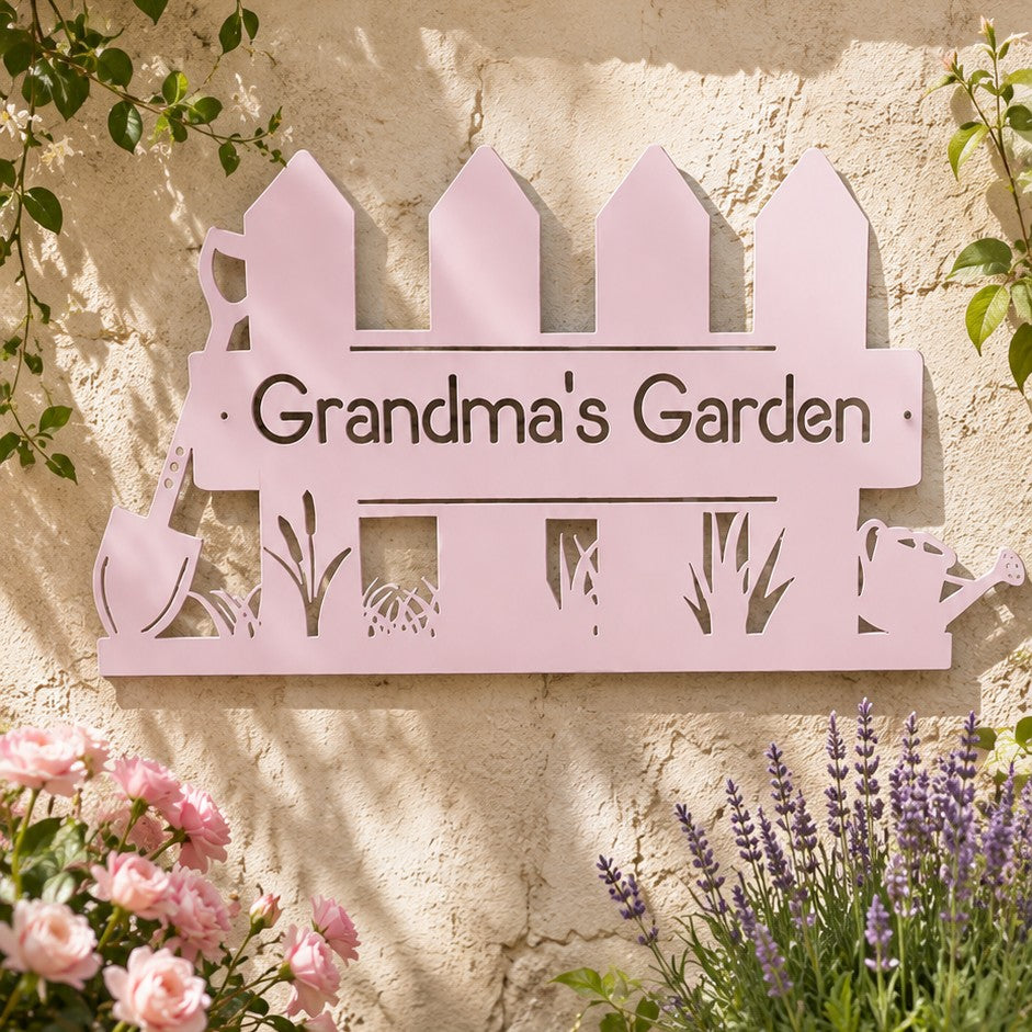 personalised garden sign