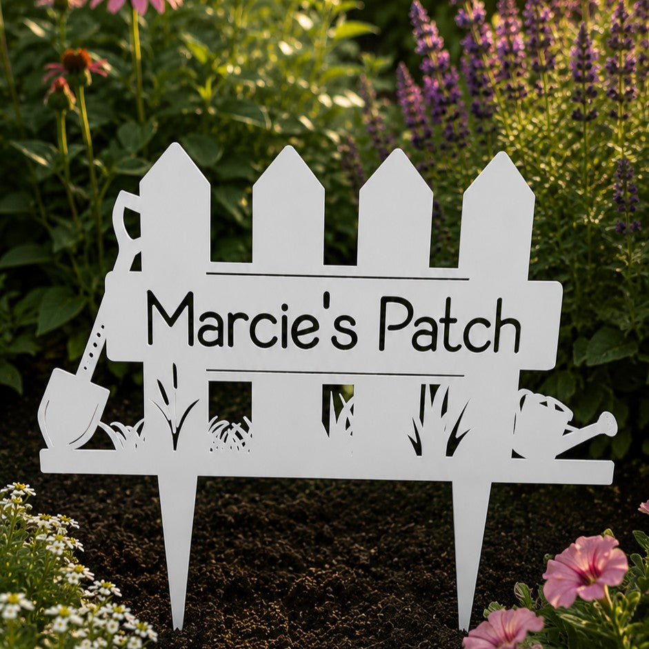 custom garden sign