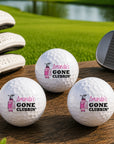 clubbing custom word golf balls