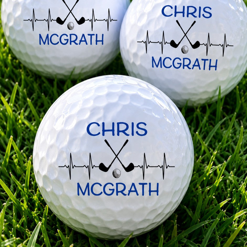 personalised golf balls