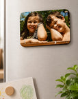 wood photo magnet