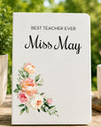 personalised notebook for teacher
