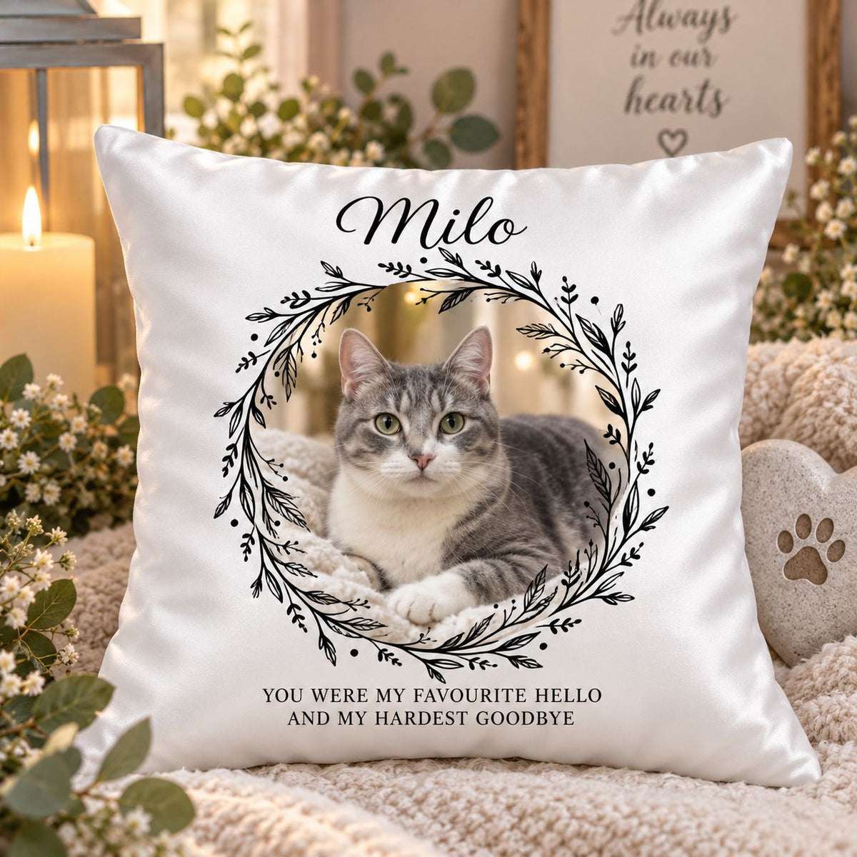 pet loss cushion
