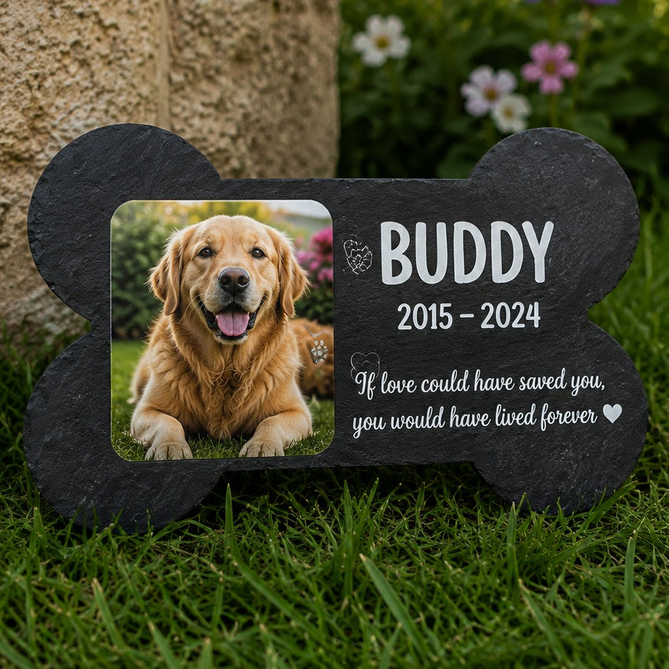 dog burial plaque