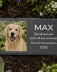 pet memorial slate plaque