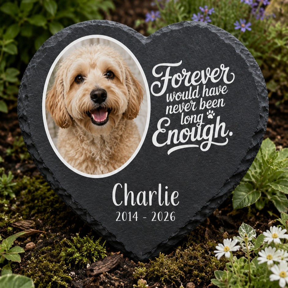 dog memorial slate
