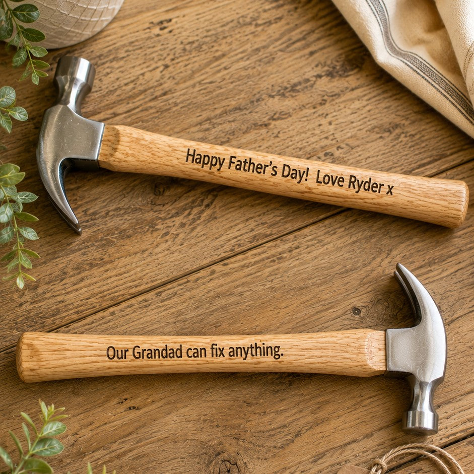 personalised engraved hammer