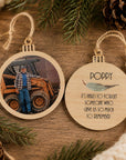 double sided memorial ornament