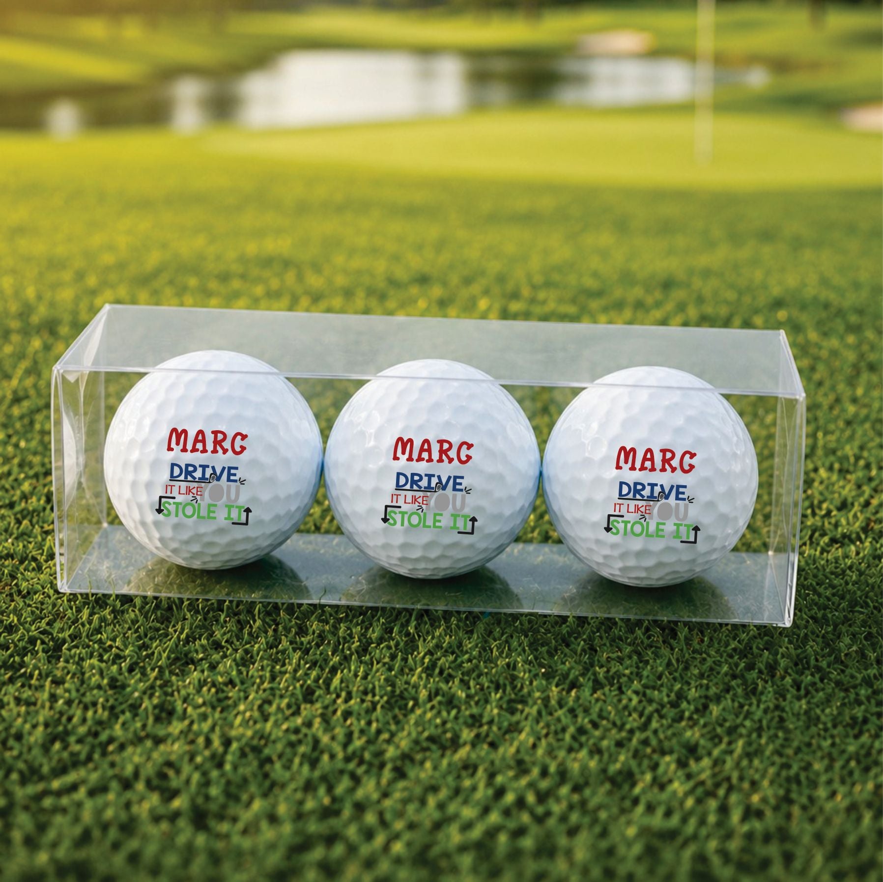 3 pack custom golf balls