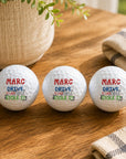 personalised golf balls