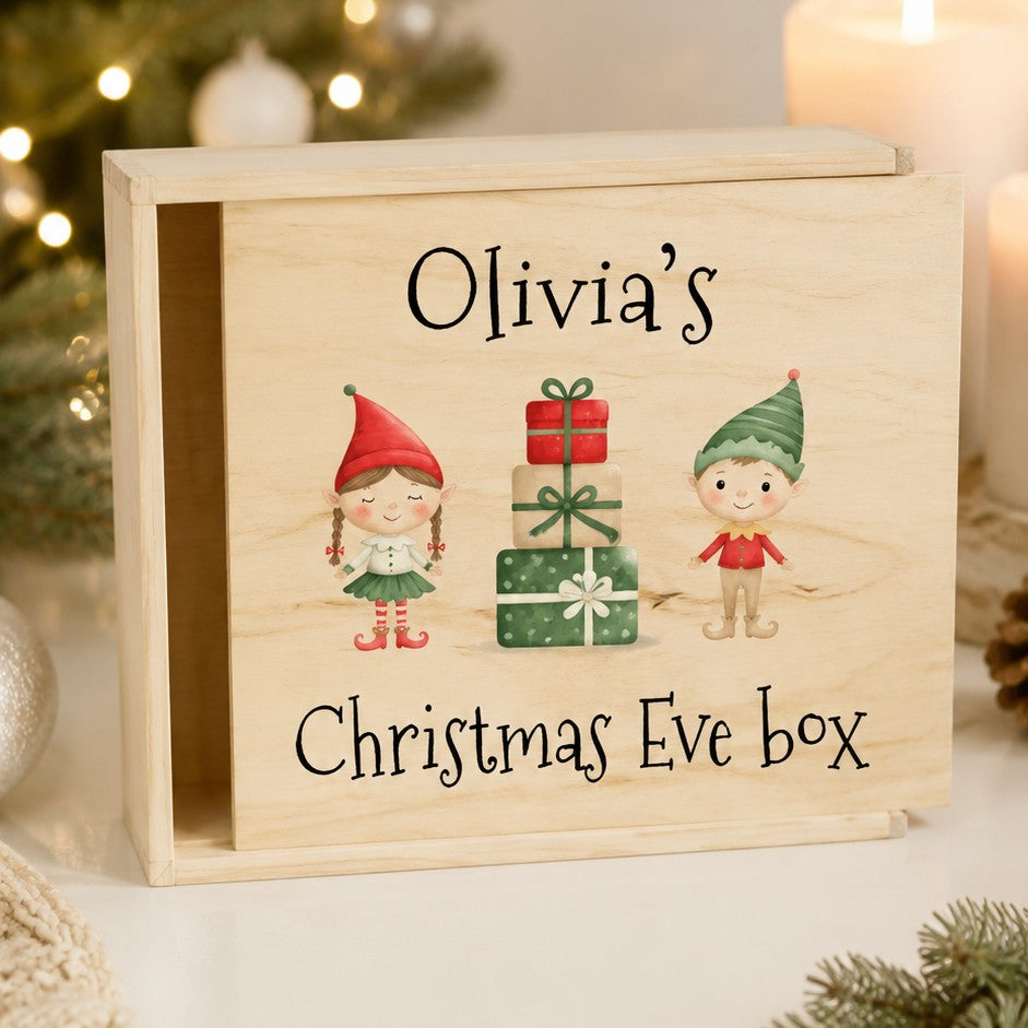 christmas eve box wood